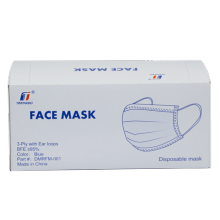 Masker wajah sekali pakai 3 lapis yang tidak ditenun